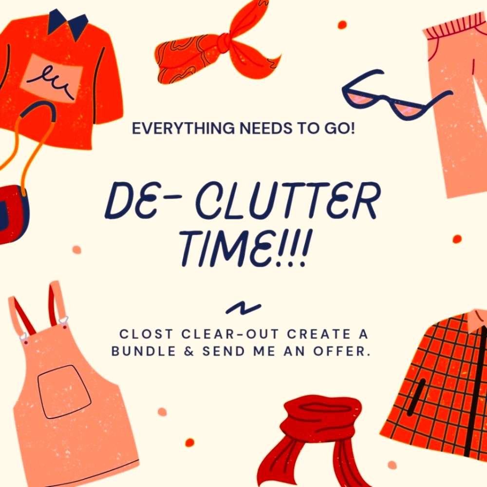 Closet Clear out sale